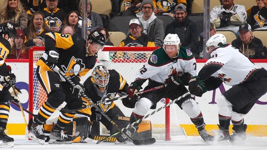 Penguins start slow, finish fast in 6-3 victory over Coyotes taken at PPG Paints Arena (Penguins)
